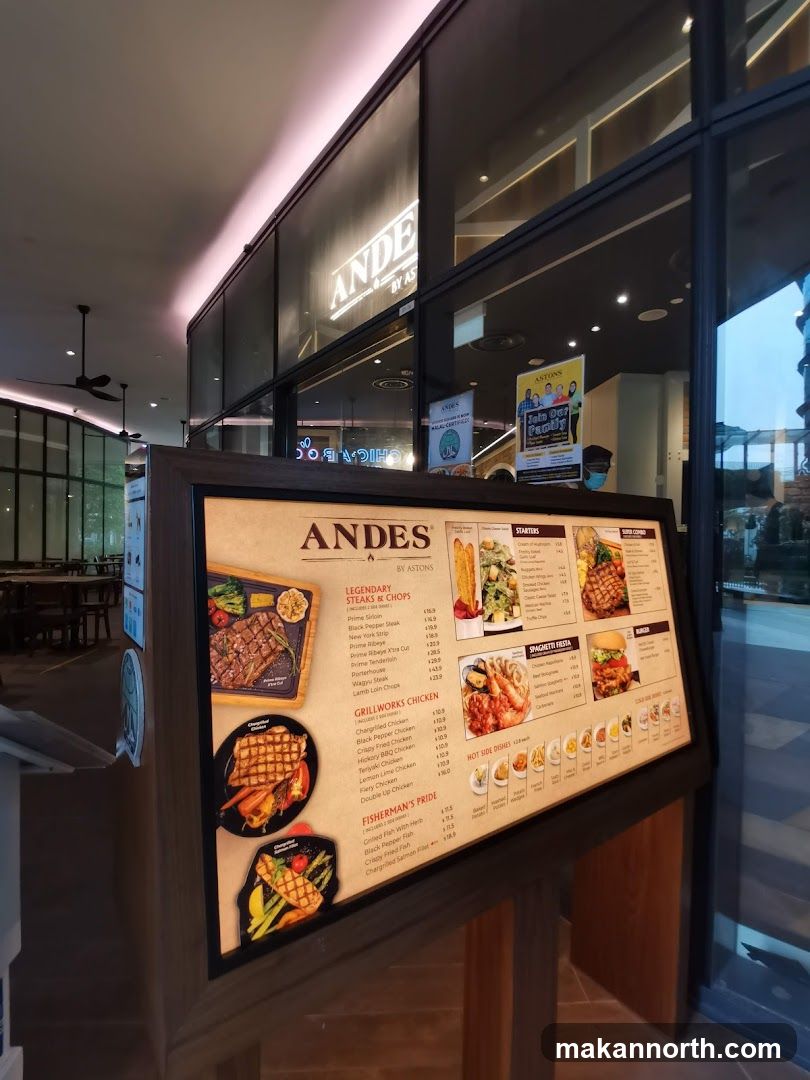 ANDES BY ASTONS Menu