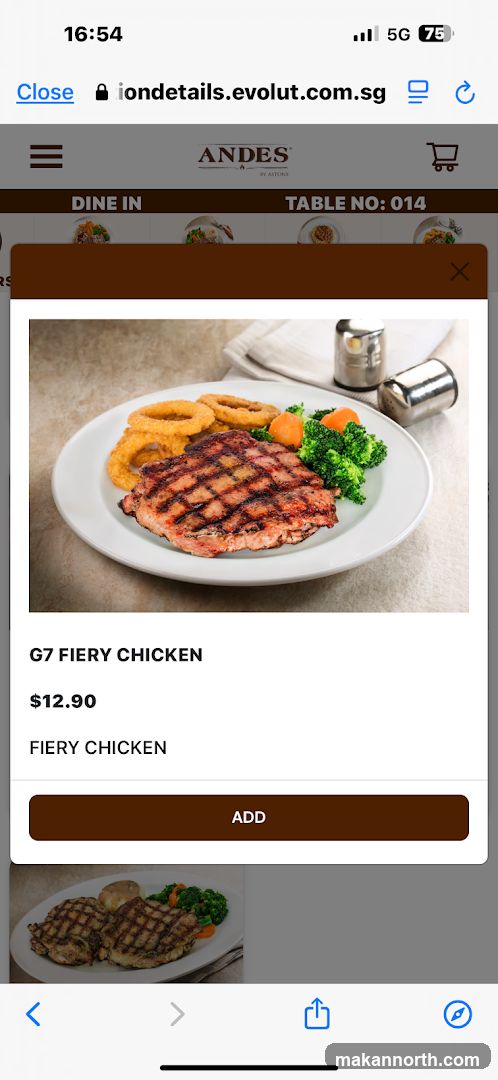 G7 Fiery Chicken