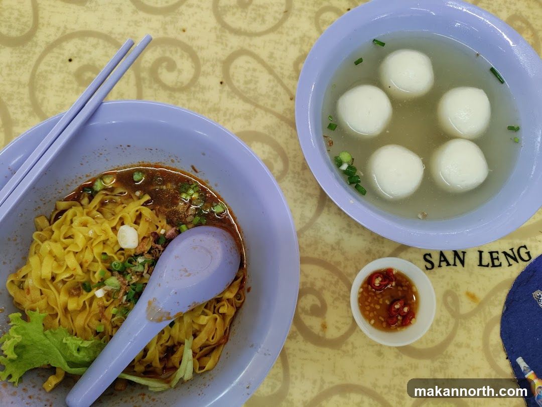Noodles and Fish Balls
