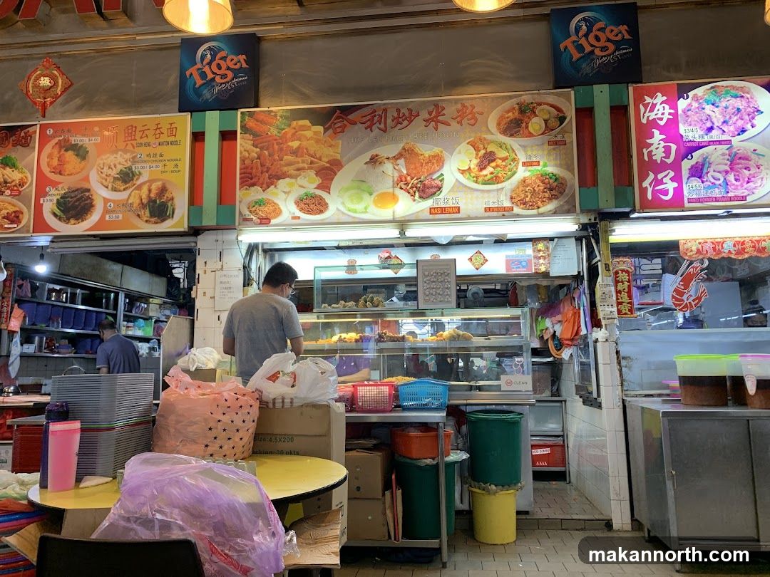 Food Stall with Menu Boards