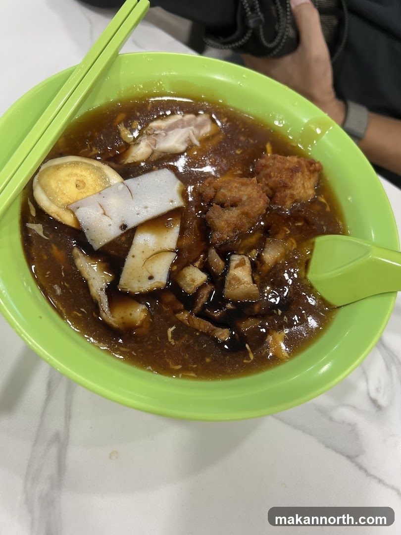 Bowl of Noodles with Toppings