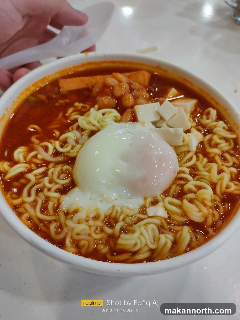 Noodle Soup with Egg and Tofu