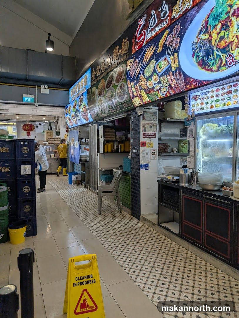 Food Stall with Menu Boards