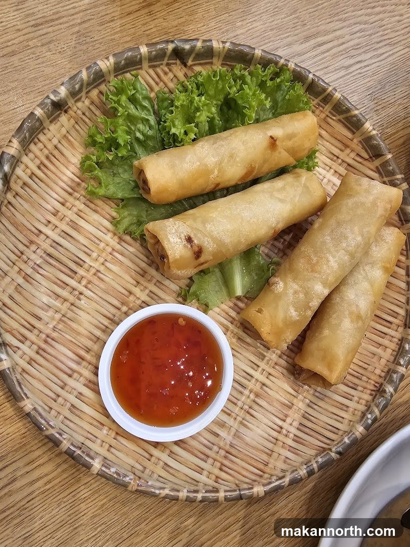 Spring Rolls with Sweet Chili Sauce
