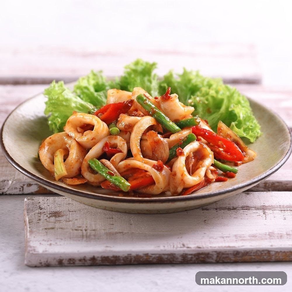 Spicy Stir-Fried Squid