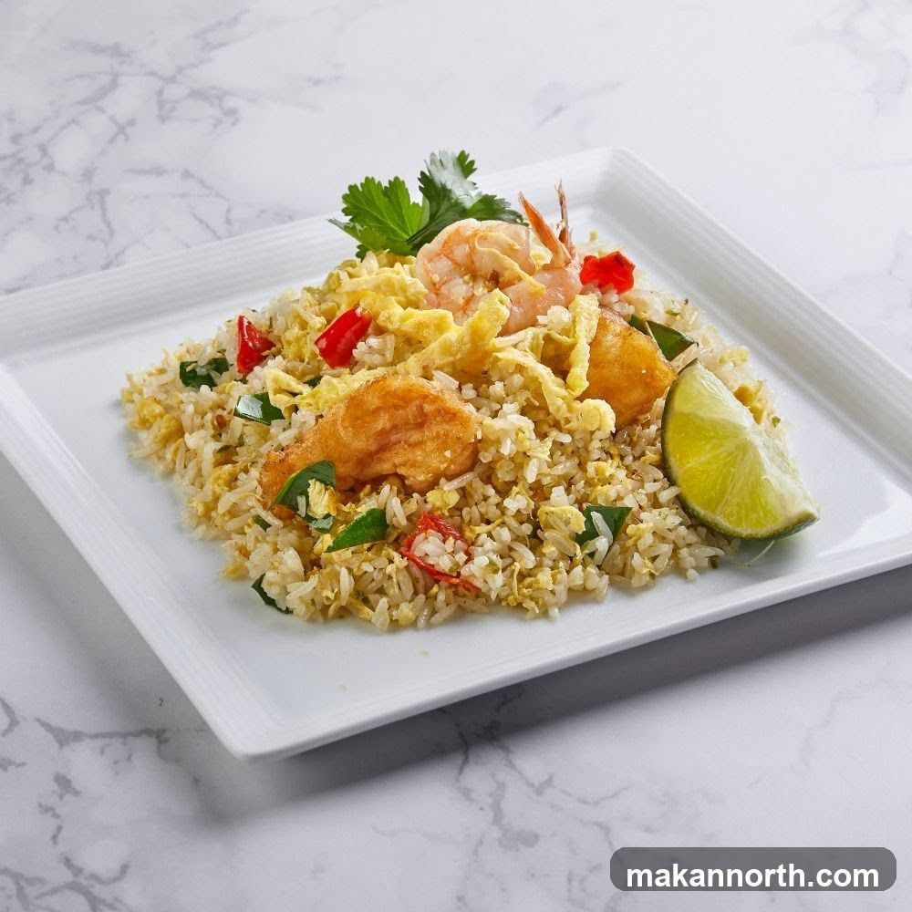 Fried Rice with Shrimp and Fish