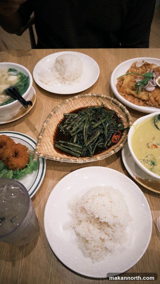 Table with various dishes