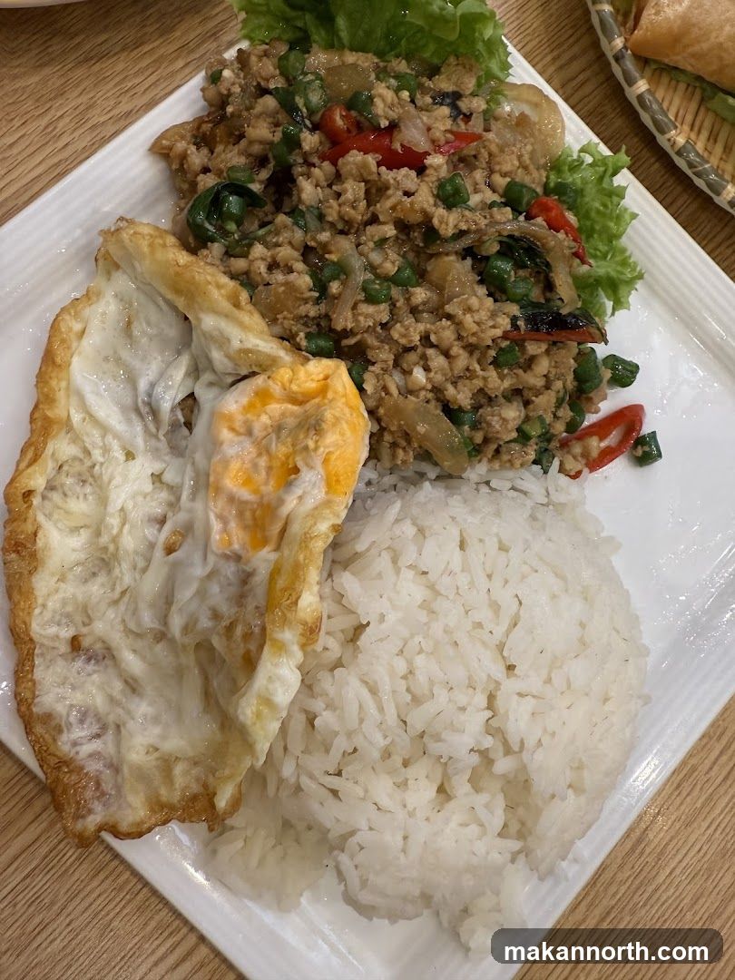 Minced Meat with Rice and Fried Egg