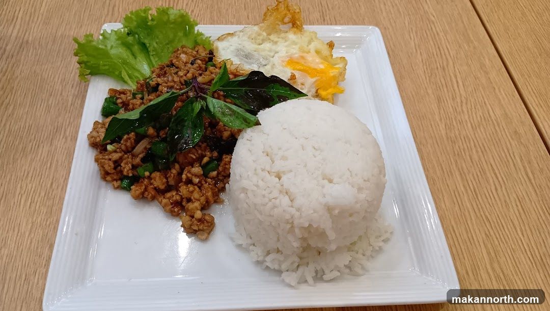 Thai Basil Stir-fry with Rice and Fried Egg