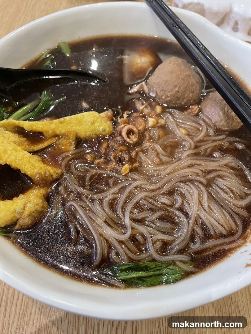 Noodle Soup with Meatballs