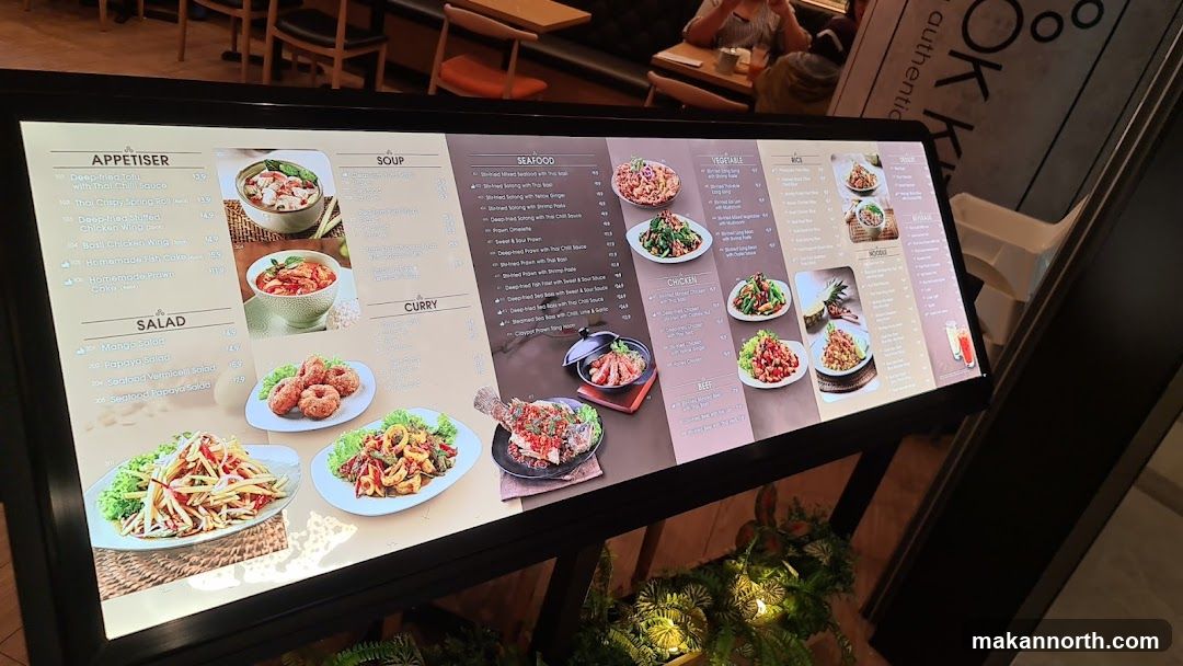 Thai Restaurant Menu