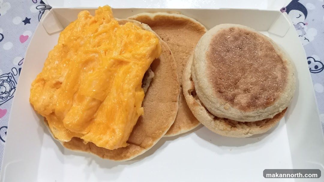 Pancakes and Egg Muffin