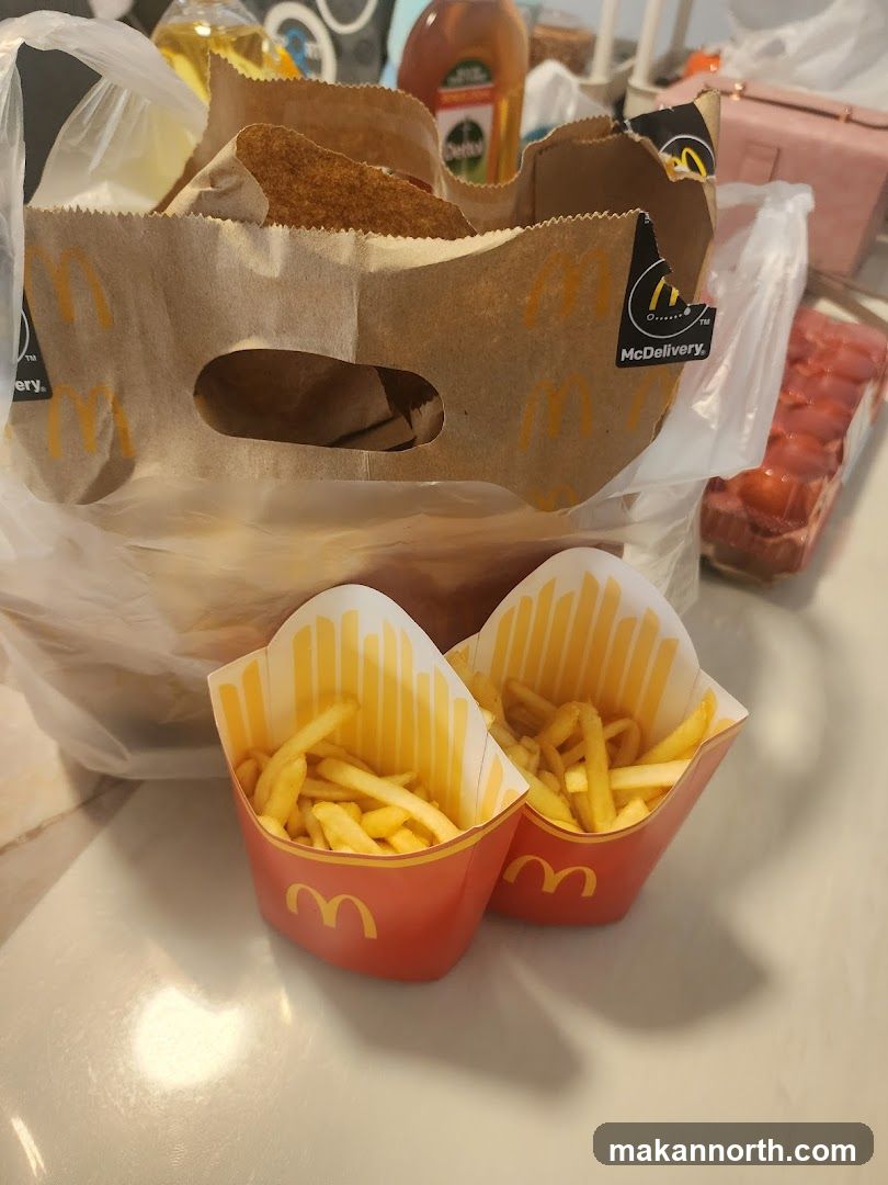 McDonald's Fries and Delivery Bag