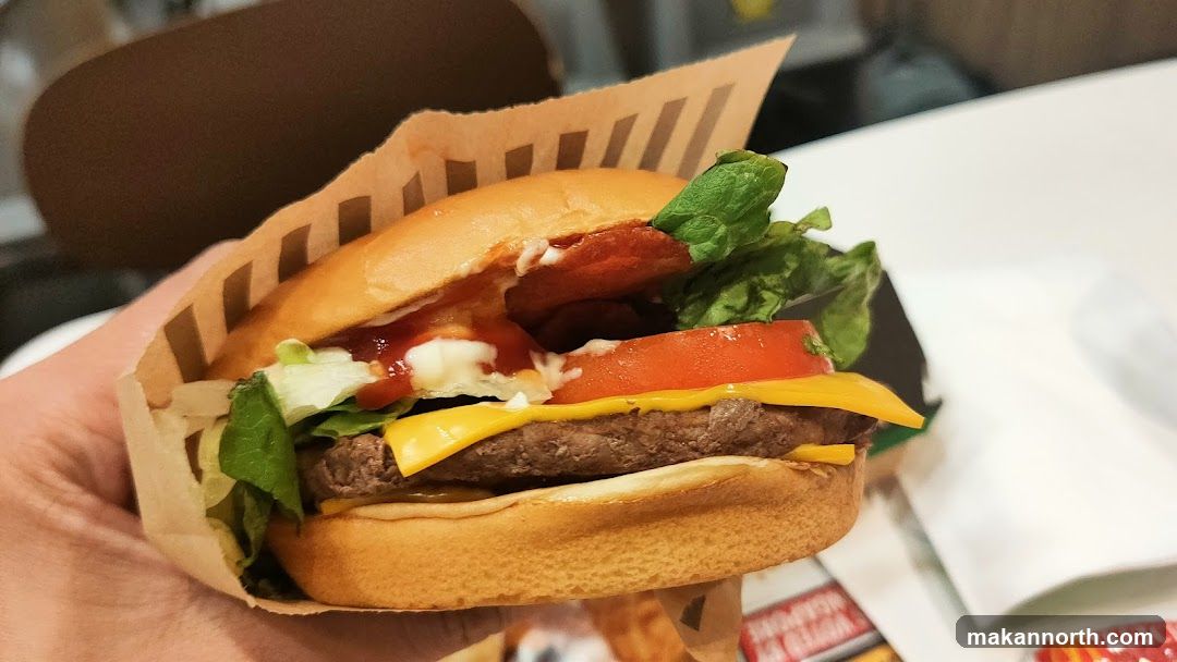 Burger in a wrapper