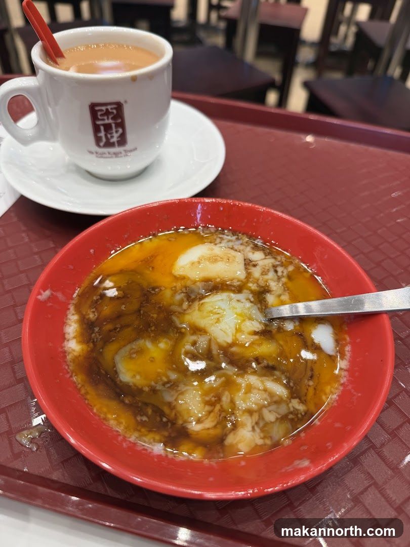 Soft-boiled eggs and coffee