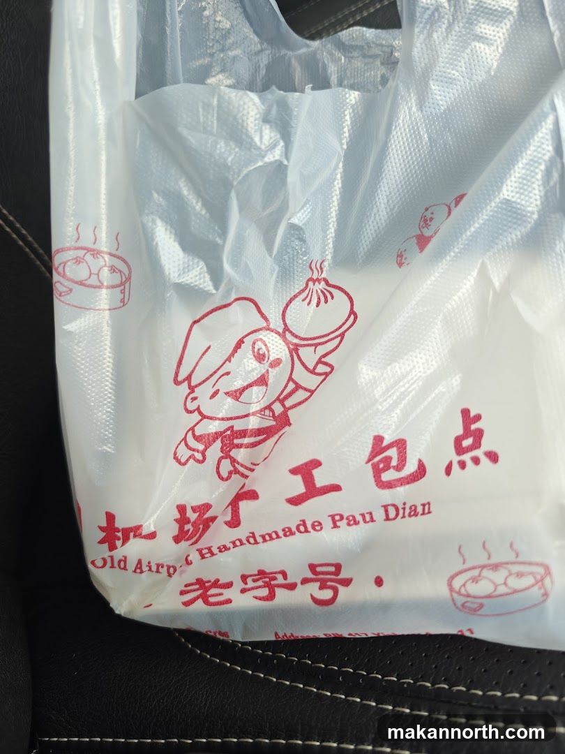 Takeout Bag with Food Illustrations