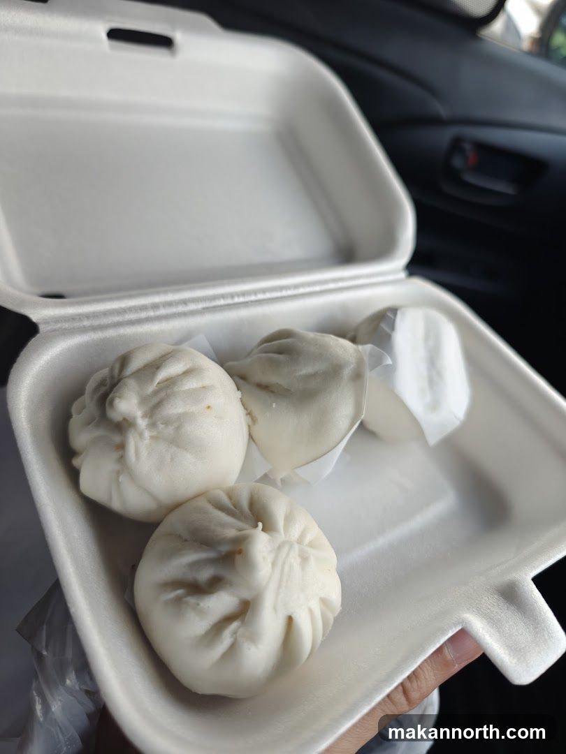 Steamed Buns in Takeout Container