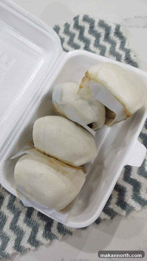 Steamed Buns in Takeout Container