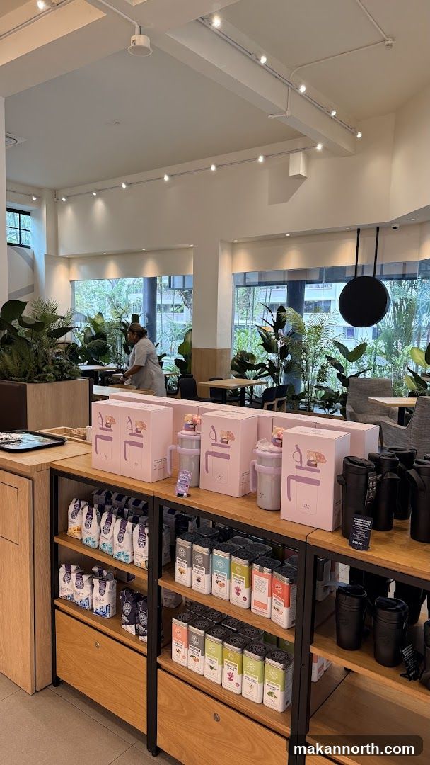 Cafe Interior with Merchandise
