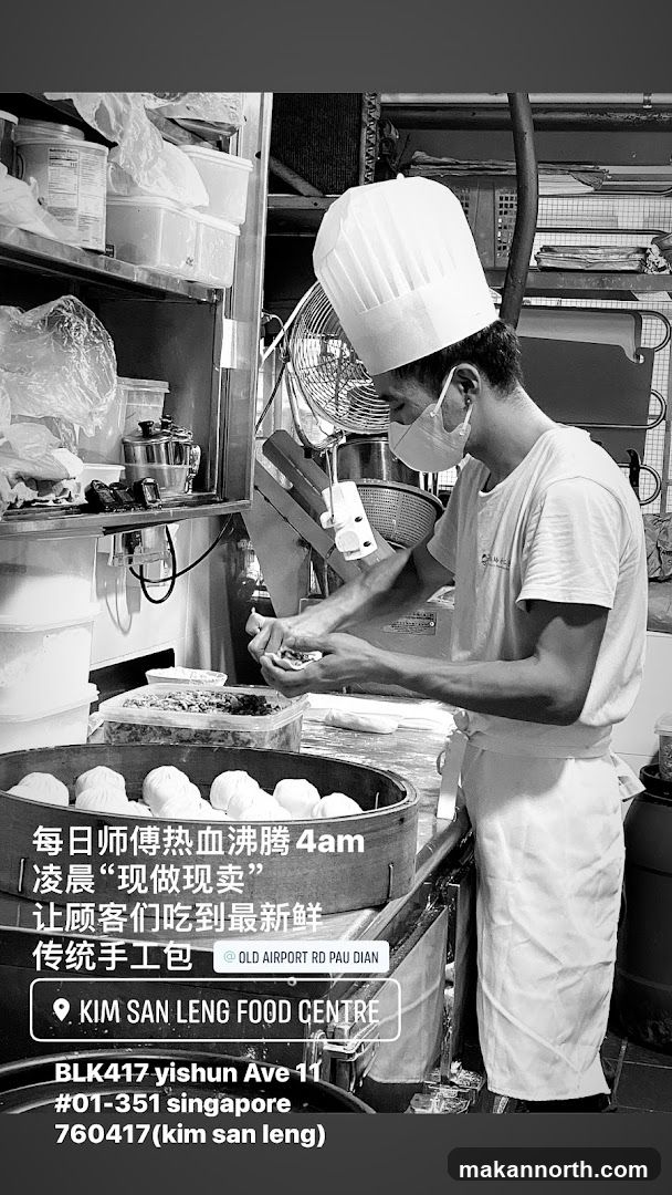 Chef preparing dumplings