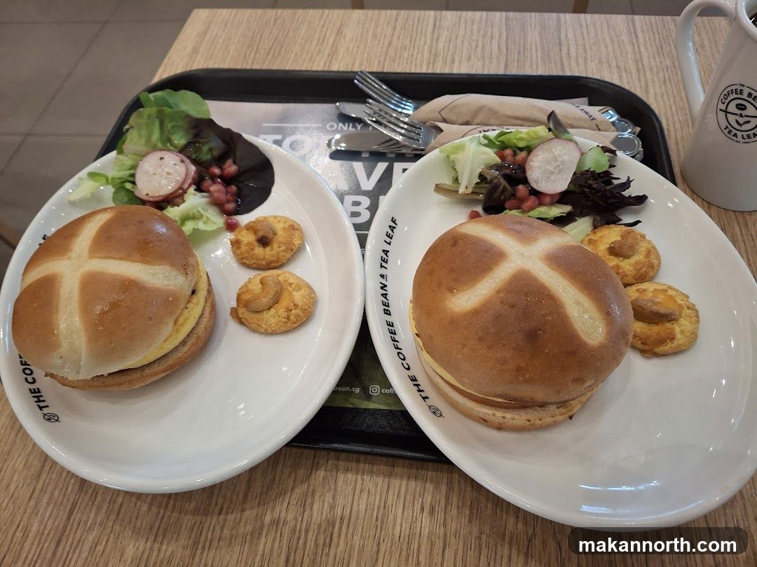 Two breakfast meals