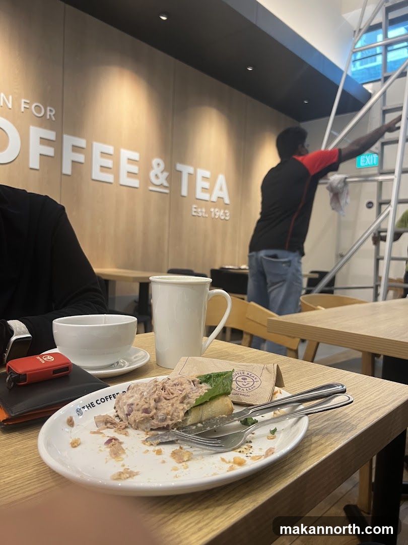 Coffee Shop Interior with Food