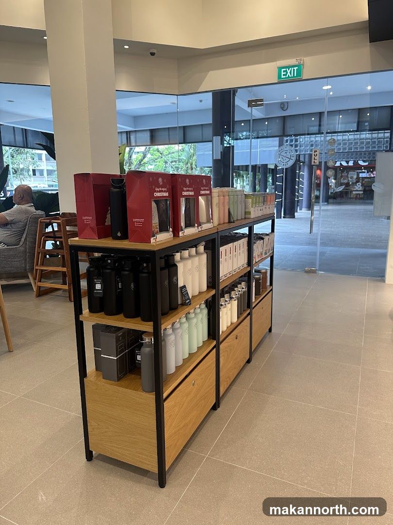 Retail display with merchandise
