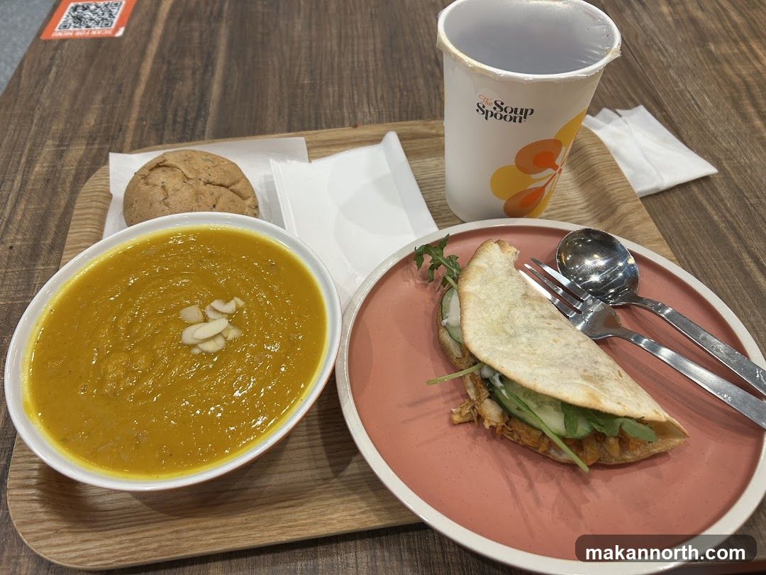 Soup and Wrap Meal