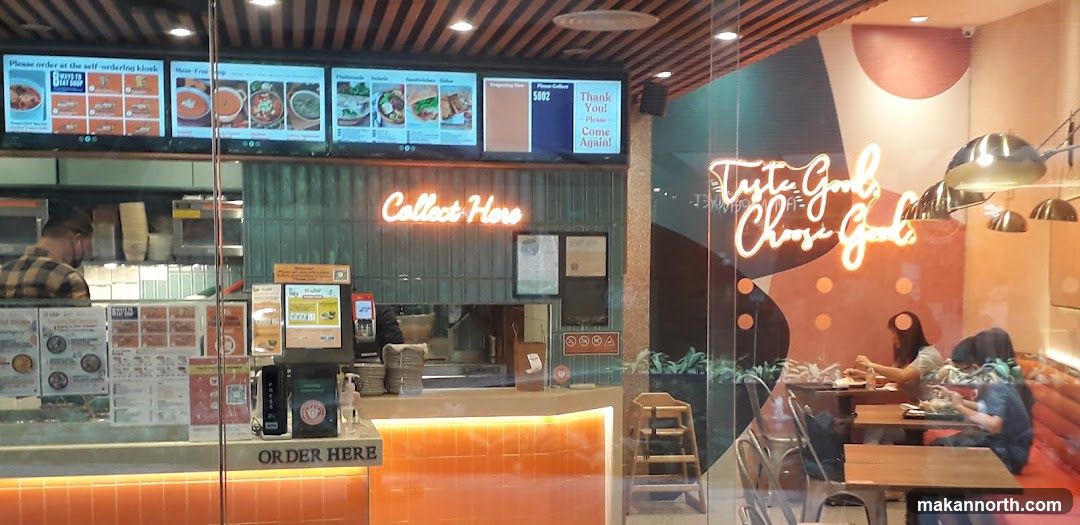 Restaurant Interior with Menu Boards
