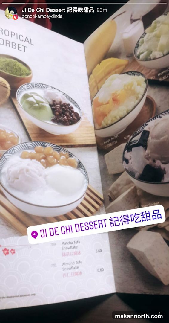 Ji De Chi Dessert @ Woodlands