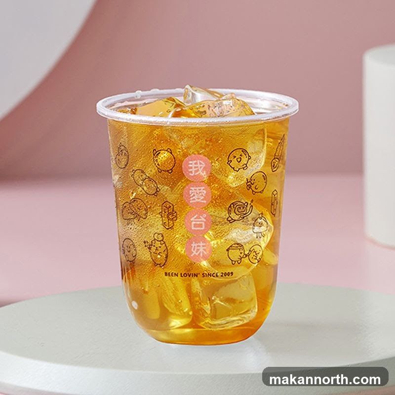 Iced Tea in a Branded Cup