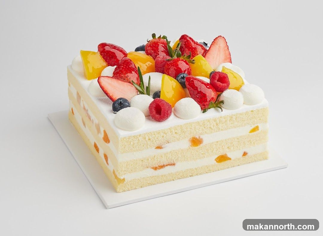 Square Fruit Cake