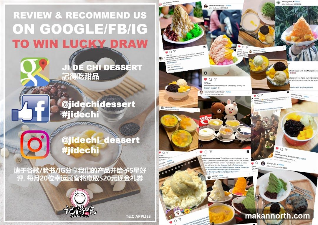 Dessert shop promotion