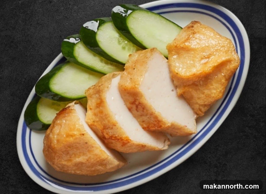 Fish Cakes with Cucumber Slices