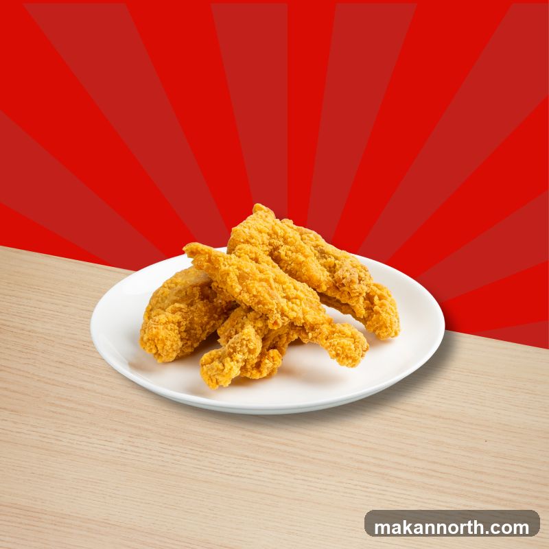 Chicken Strips on a Plate