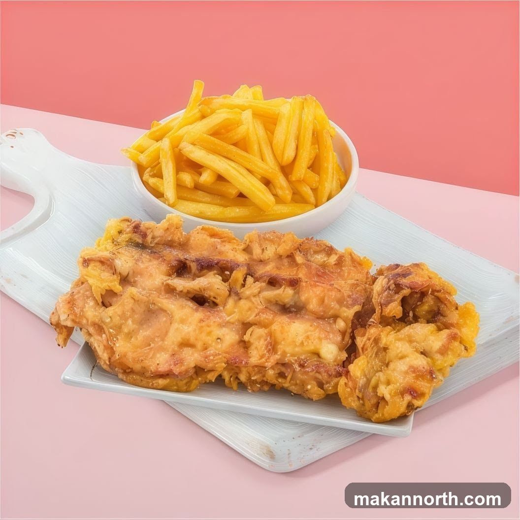Fried Chicken and Fries