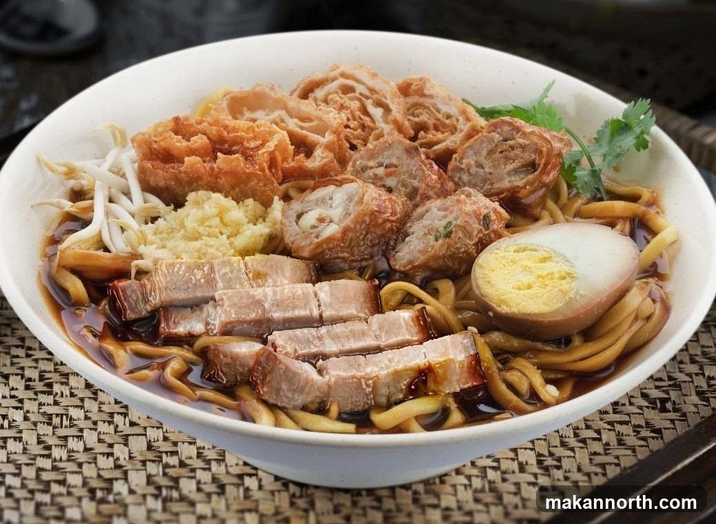 Noodle Dish with Pork and Egg