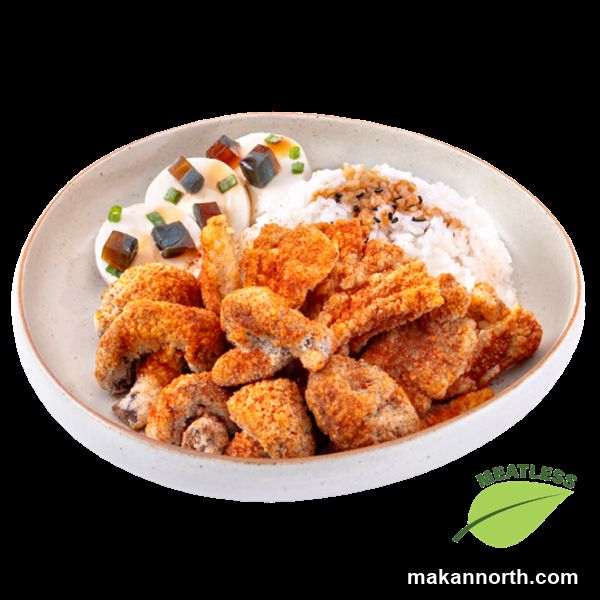 Meatless Fried Chicken and Rice Bowl