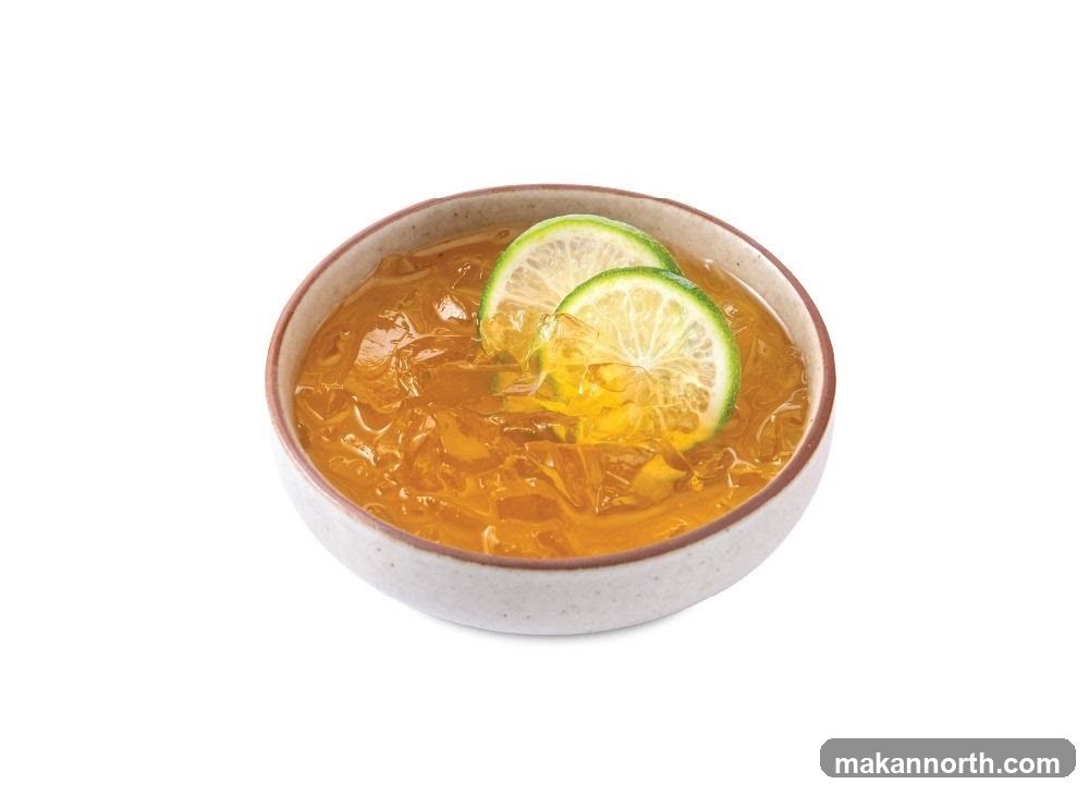 Jelly with Lime Slices