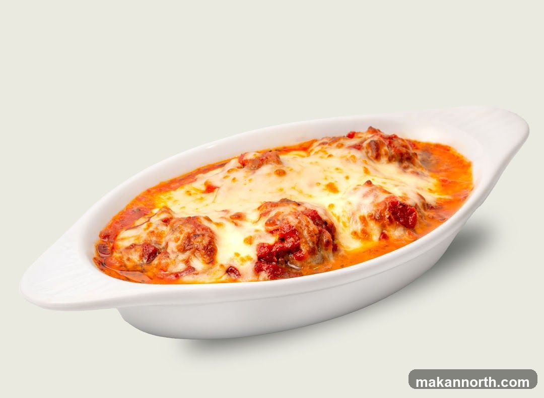 Baked Meatballs with Cheese