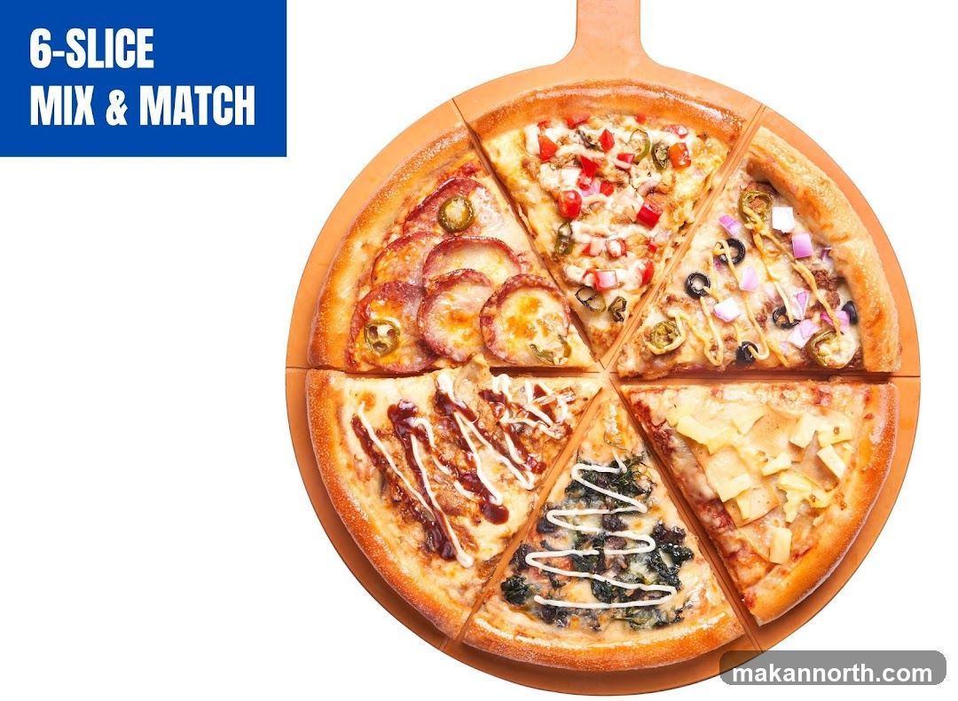 6-Slice Mix & Match Pizza