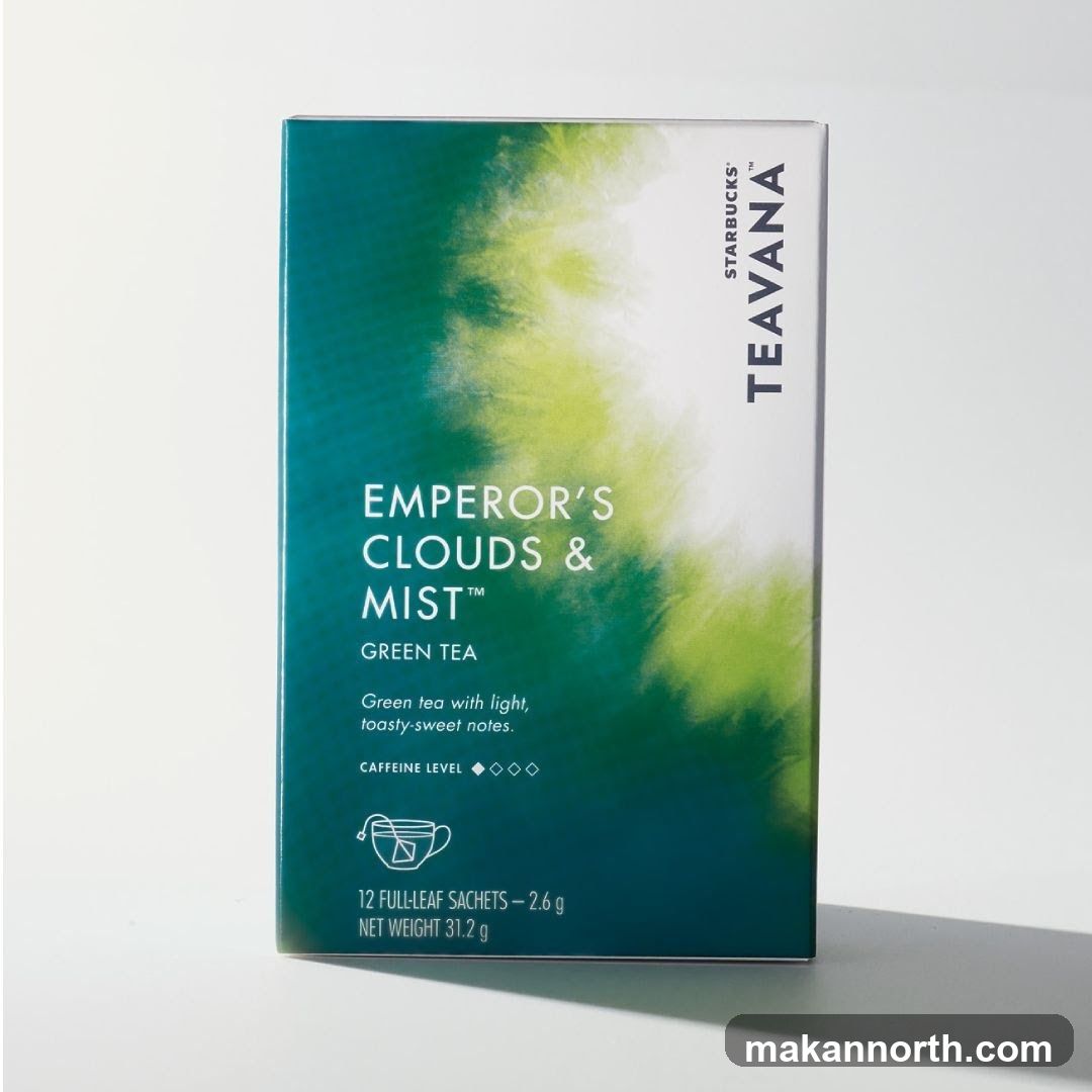 Emperor's Clouds & Mist Green Tea Box