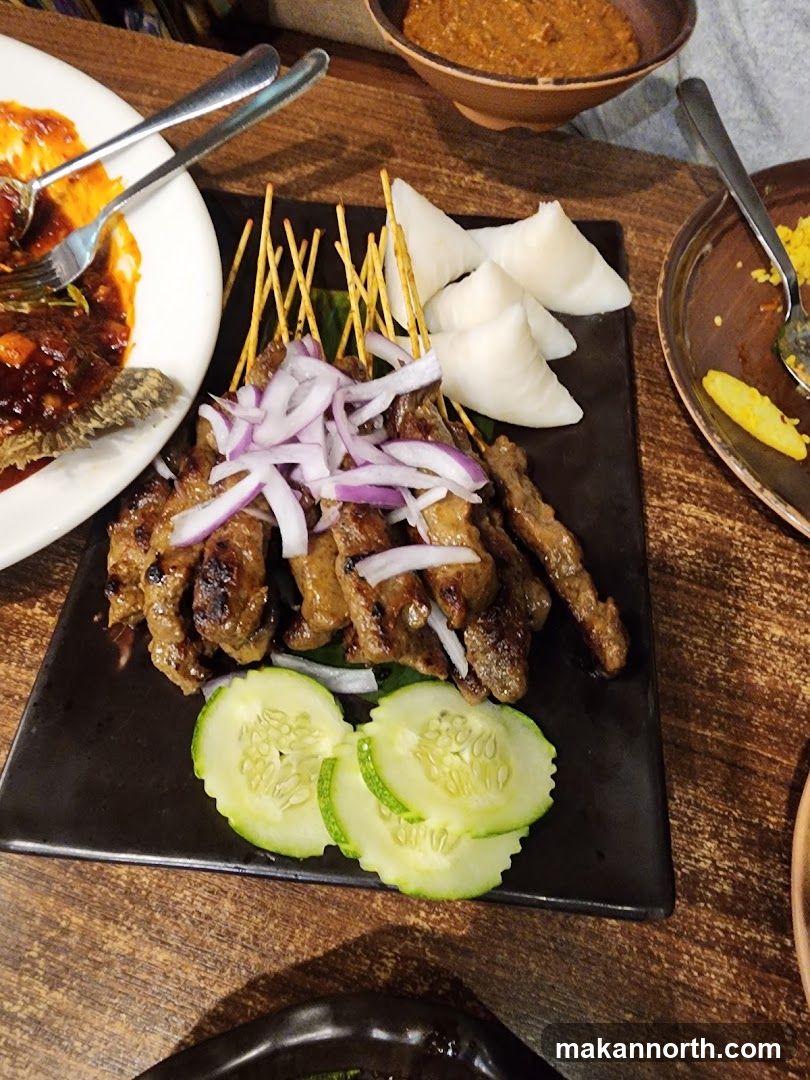 Sate with Condiments