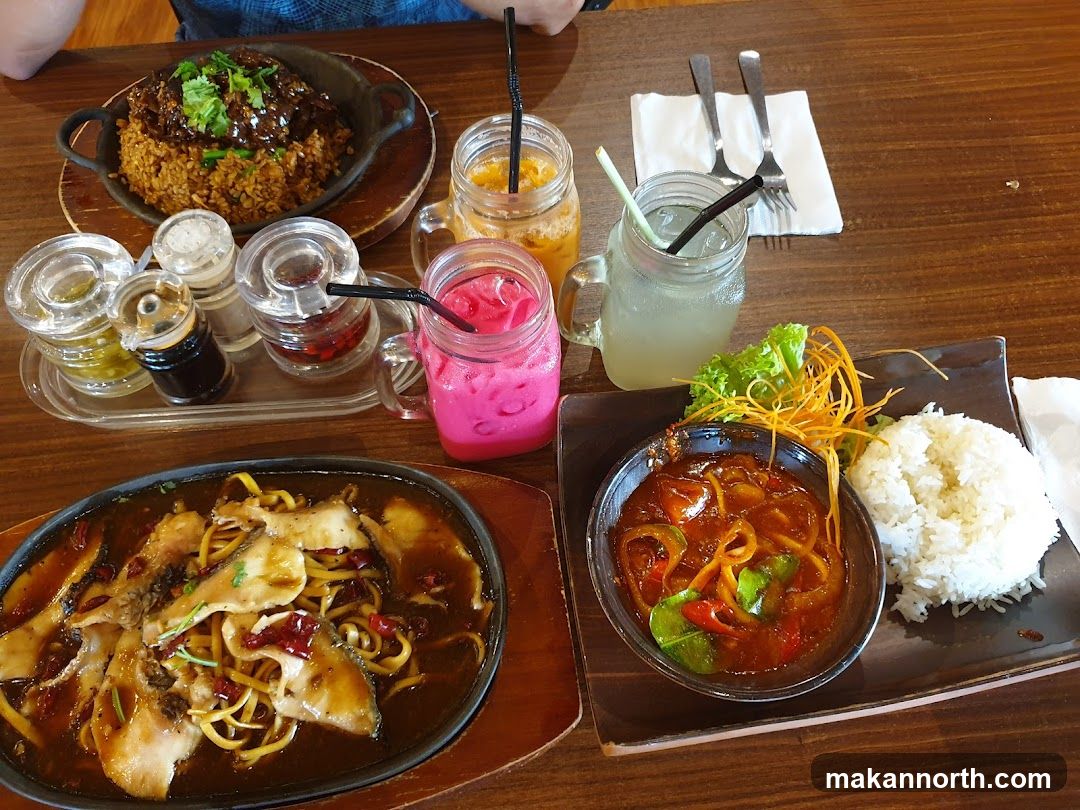 Table with Food and Drinks