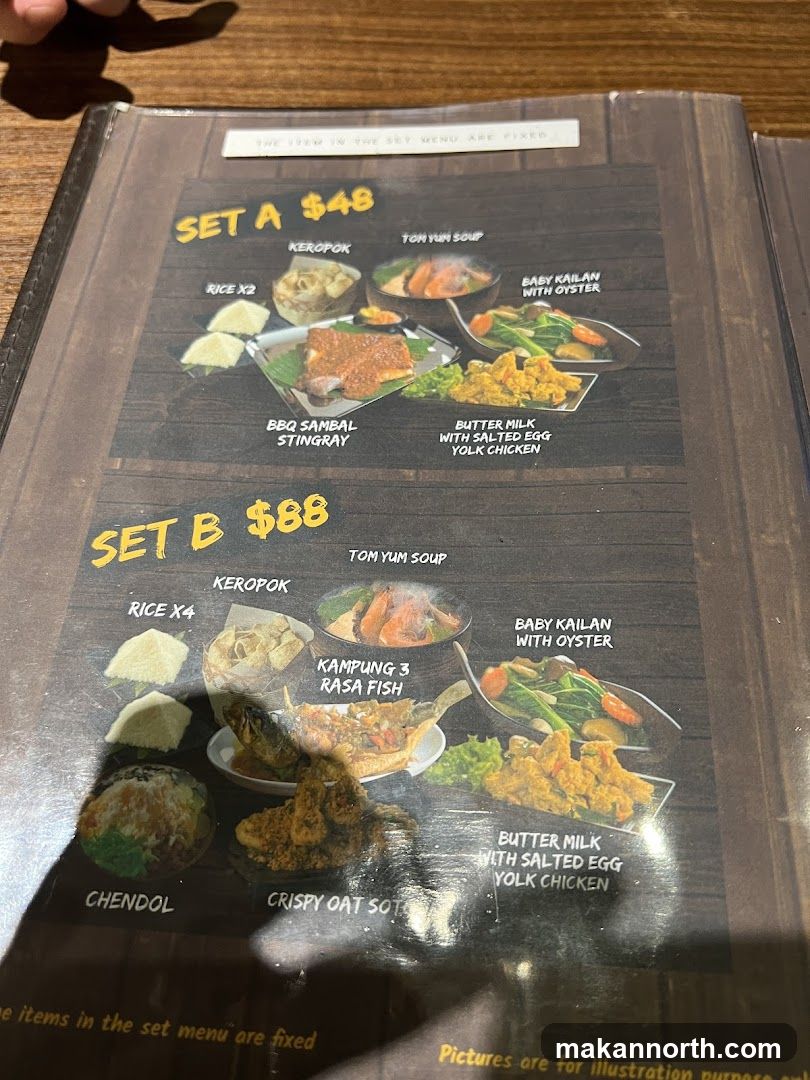 Set Menus