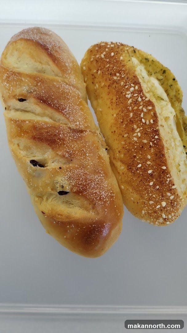Two baked goods