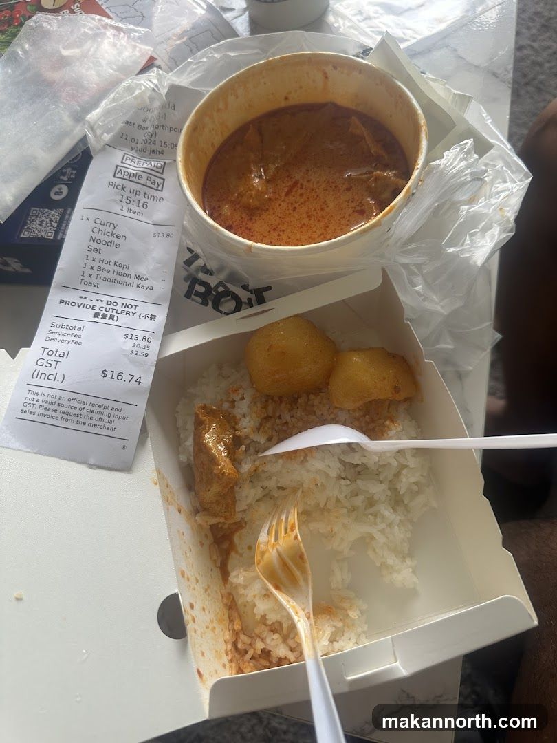 Curry Chicken Noodle Set