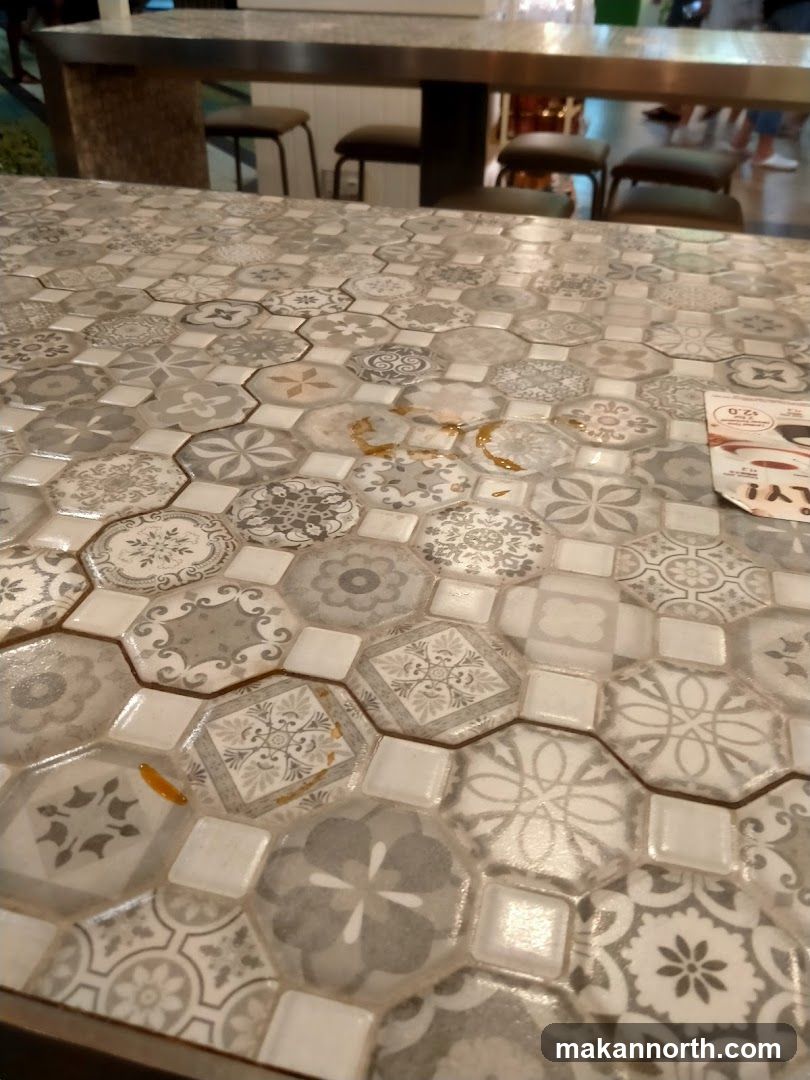Tiled Table Surface