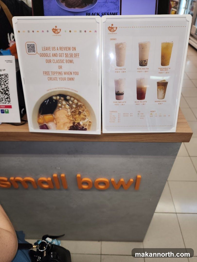 Menu and Review Offer
