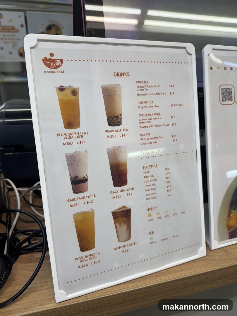 Drinks Menu